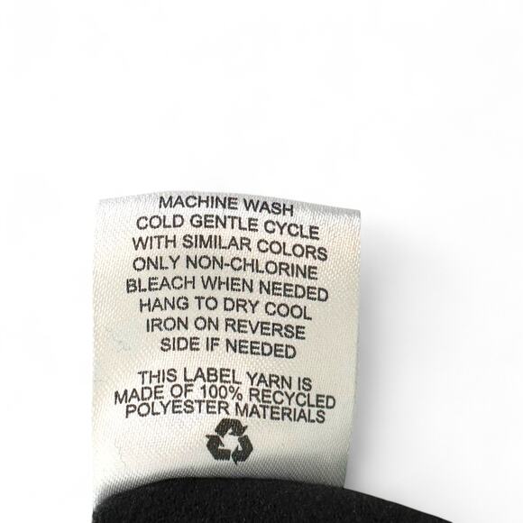 Olive + Oak Women's Sleeveless Cropped Faux Leather Top L Black Vegan Leather - Picture 8 of 10